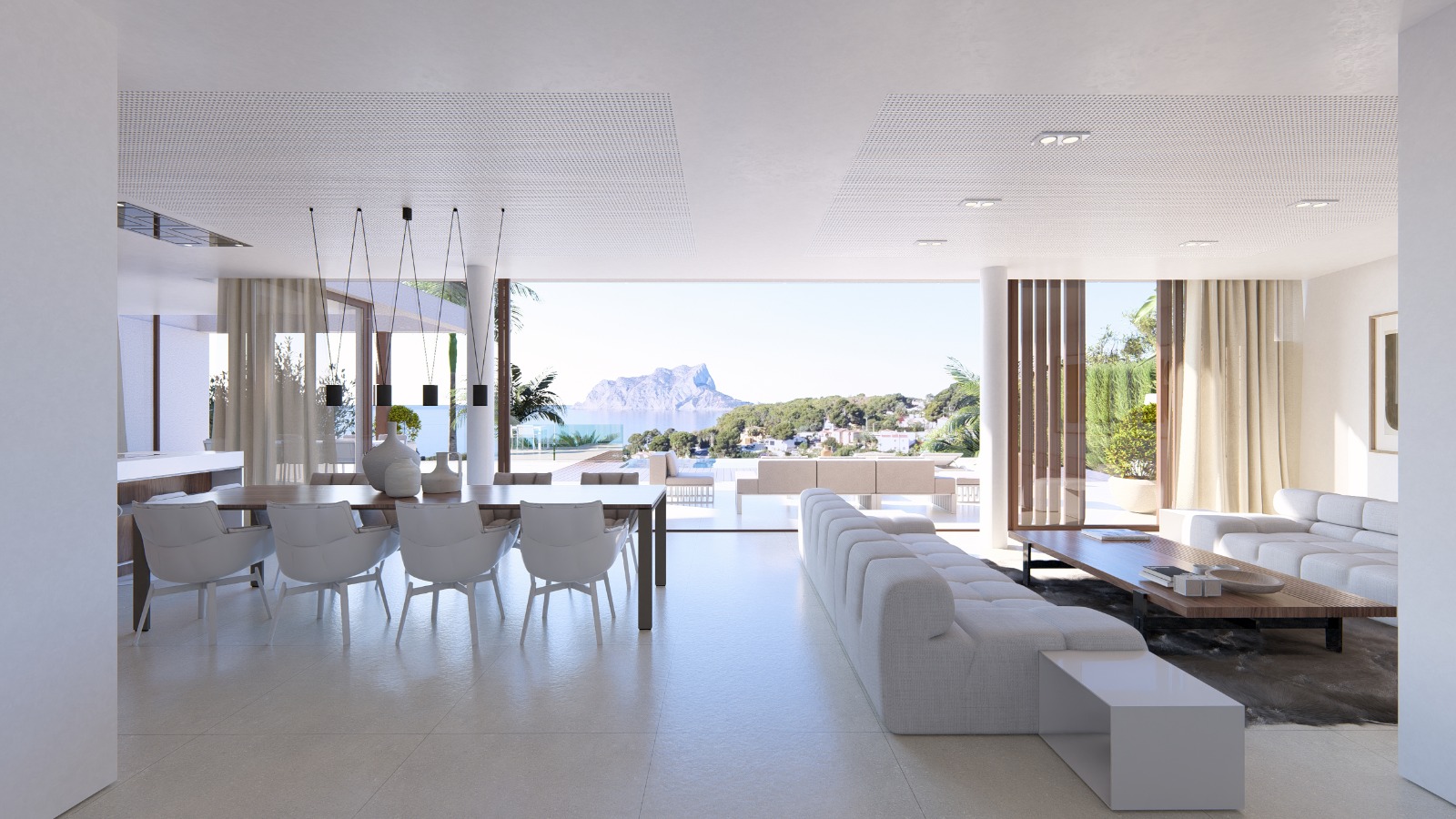 Exclusiva Villa de Lujo de Estilo Ibicenco con Vistas al Mar en Benissa