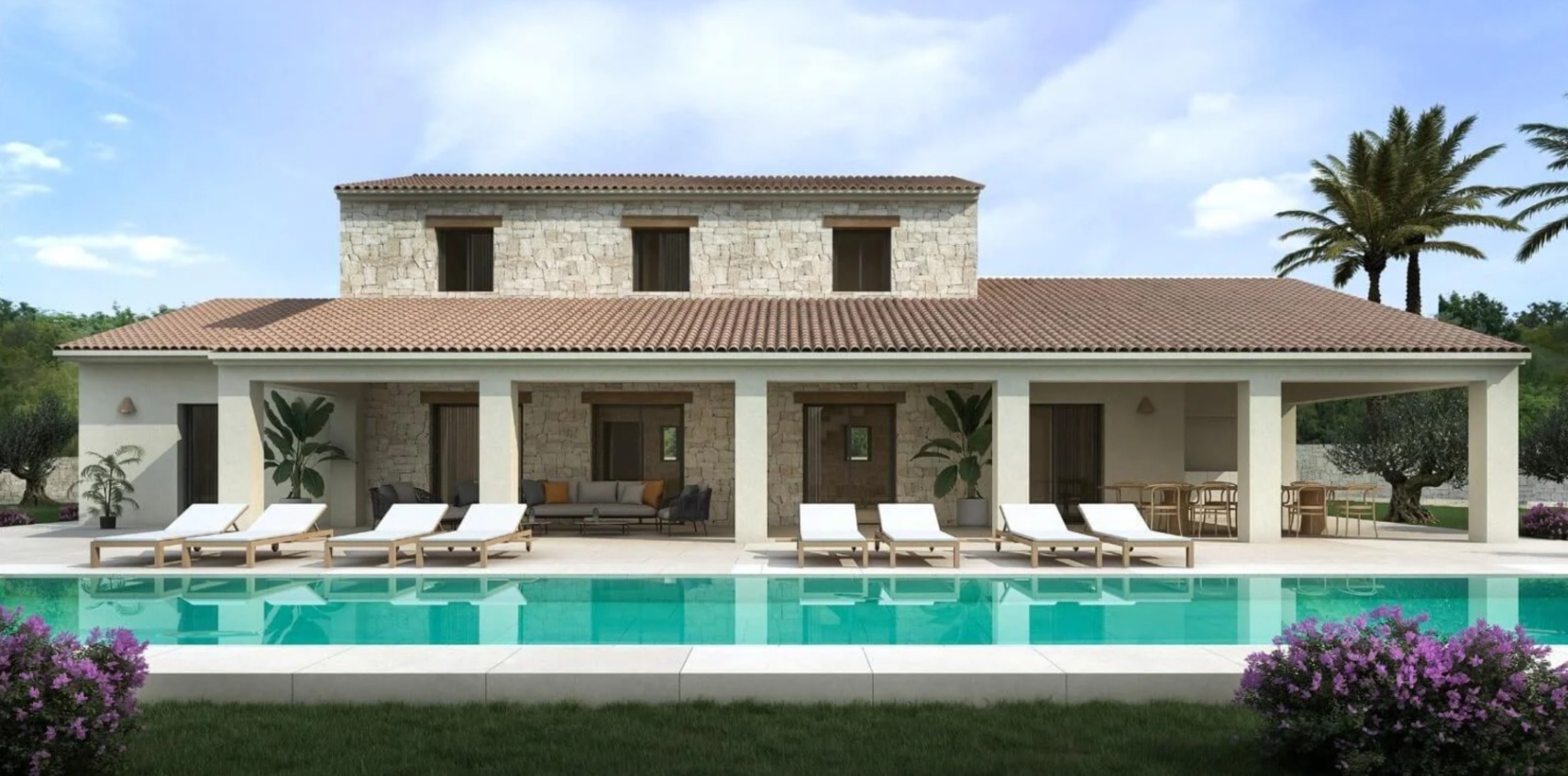 CP1078 - Propriété de luxe moderne de 4 chambres à Moraira