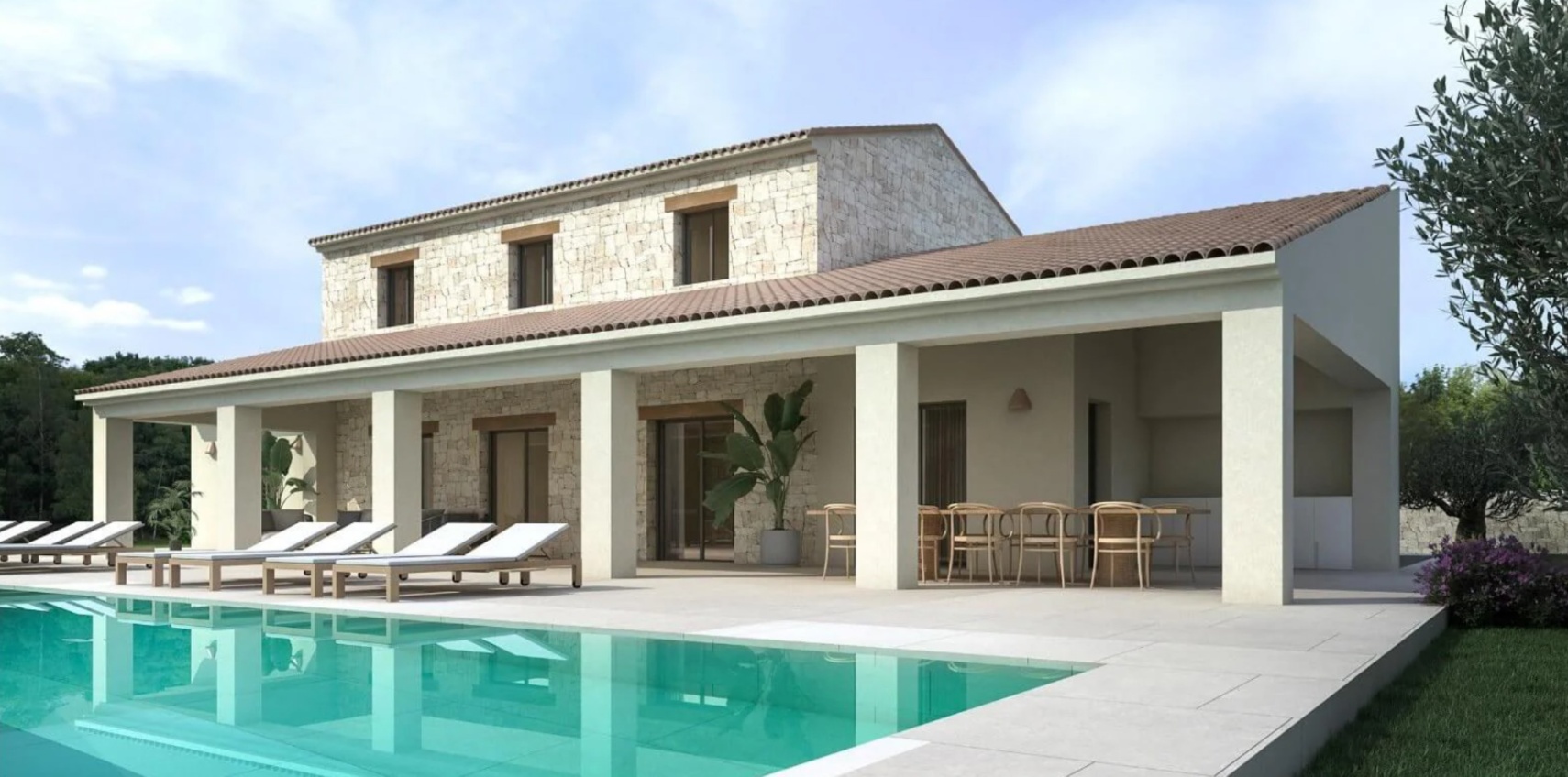 Propriété de luxe moderne de 4 chambres à Moraira