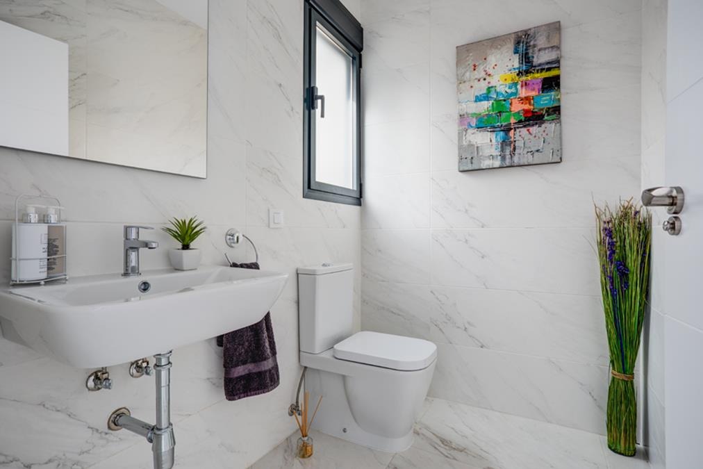 Stunning newly built villa for sale with sea views.