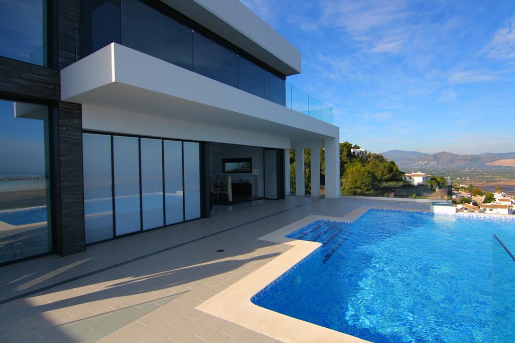 Stunning newly built villa for sale with sea views.