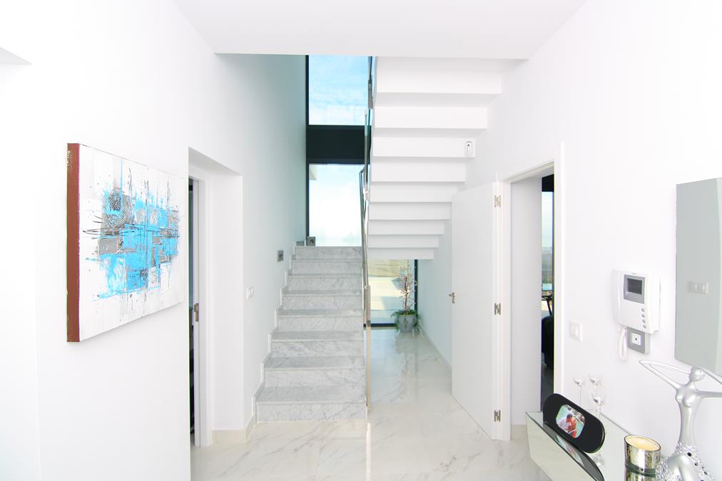 Stunning newly built villa for sale with sea views.