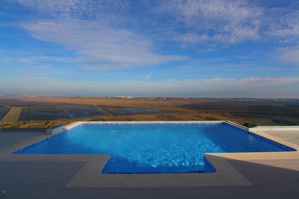 Stunning newly built villa for sale with sea views.