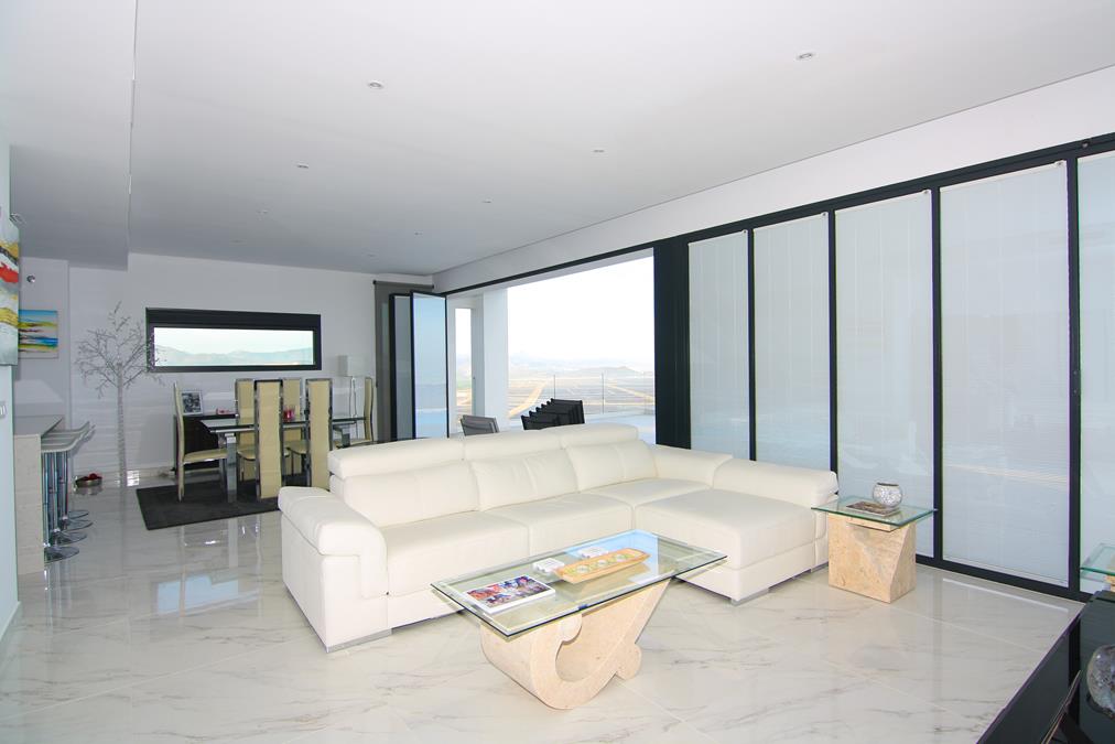 Stunning newly built villa for sale with sea views.