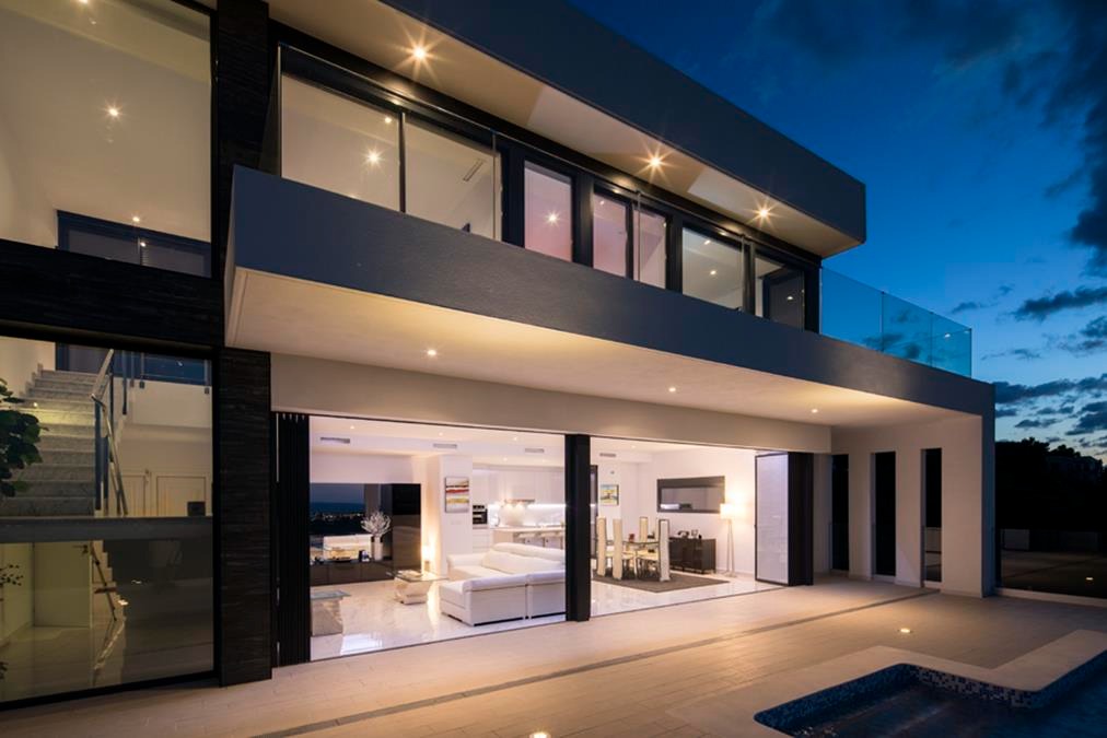 Stunning newly built villa for sale with sea views.
