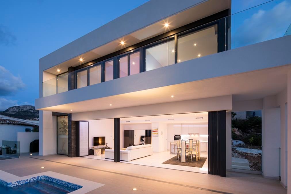 Stunning newly built villa for sale with sea views.