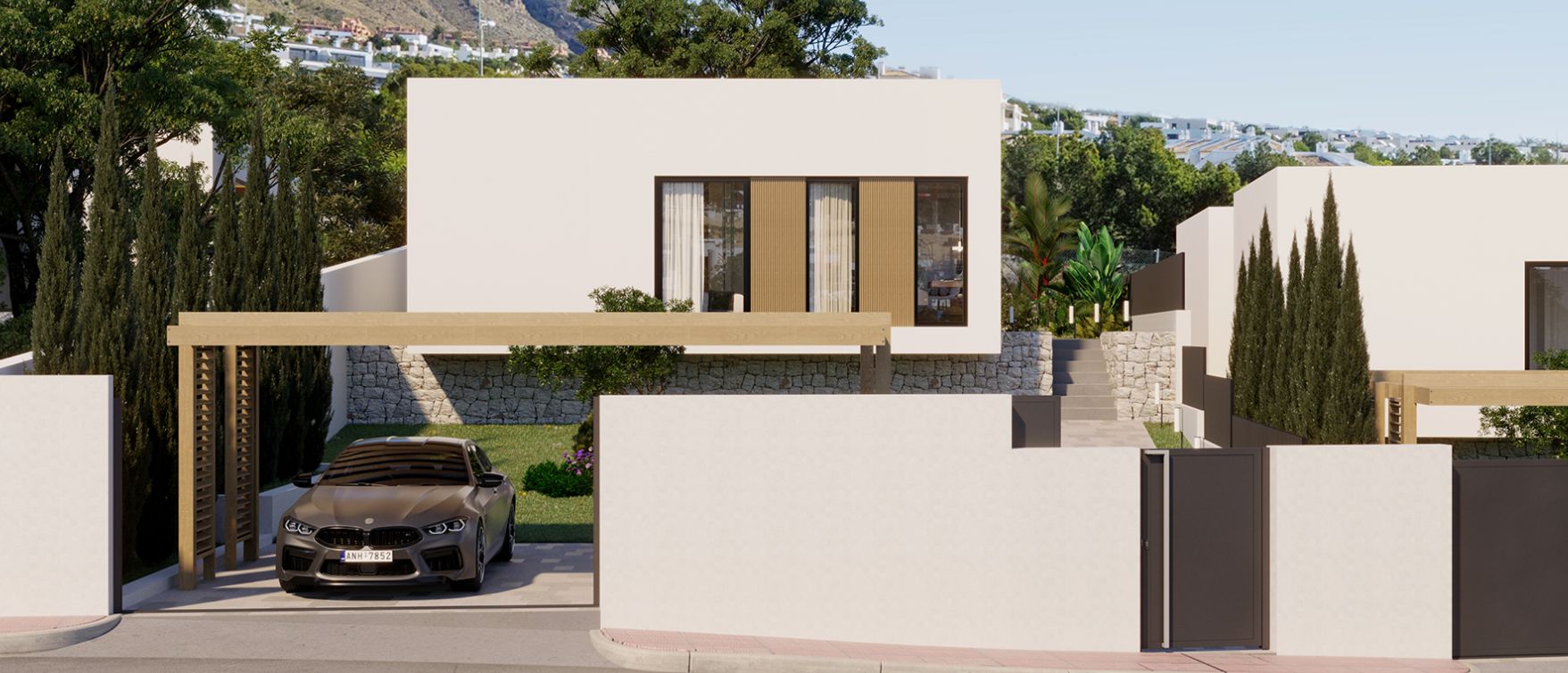 Extraordinary villa with 4 bedrooms and a pool in Finestrat
