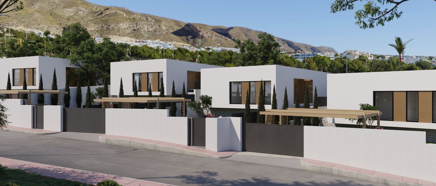 Extraordinary villa with 4 bedrooms and a pool in Finestrat