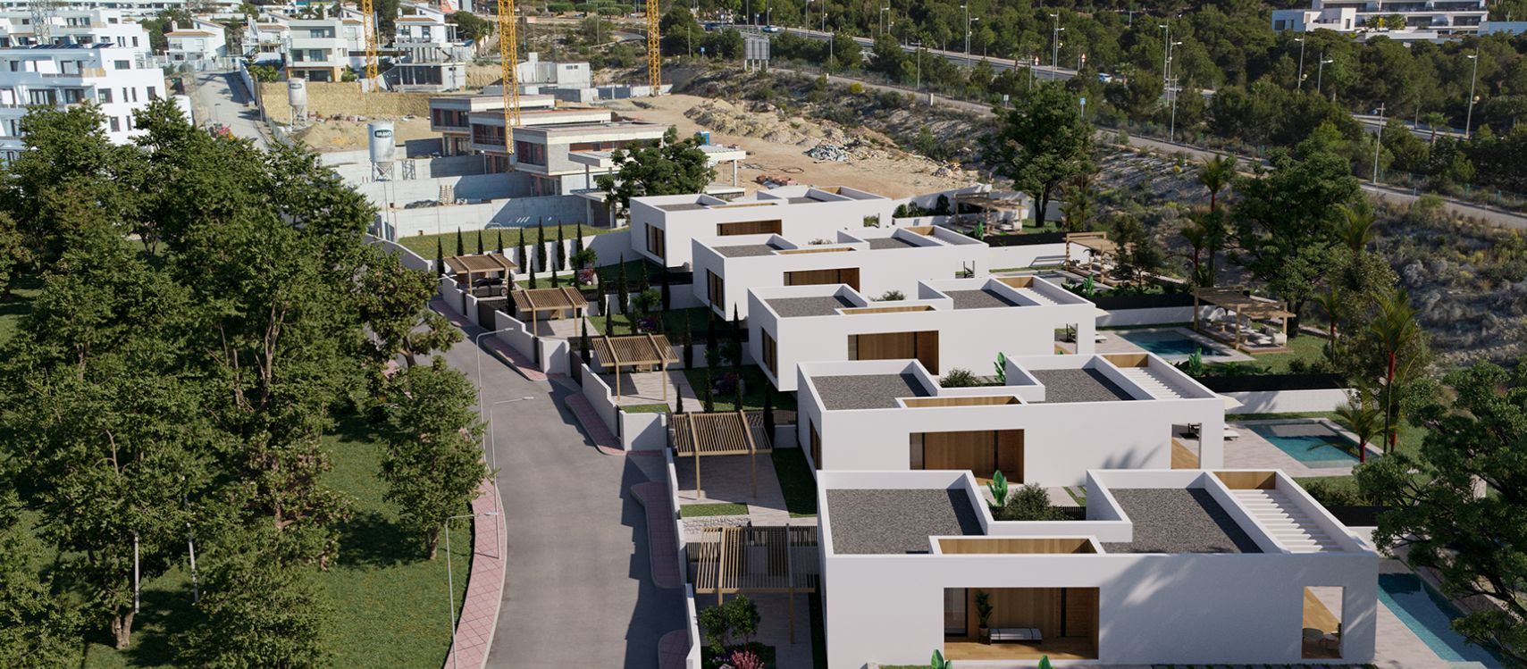 Extraordinary villa with 4 bedrooms and a pool in Finestrat