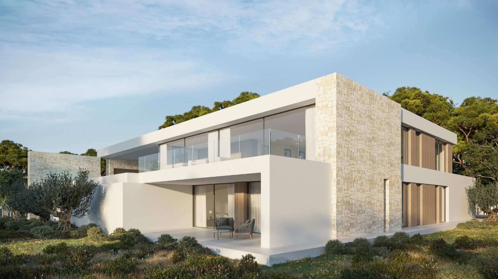 Villa moderne à Moraira avec vue sur la mer