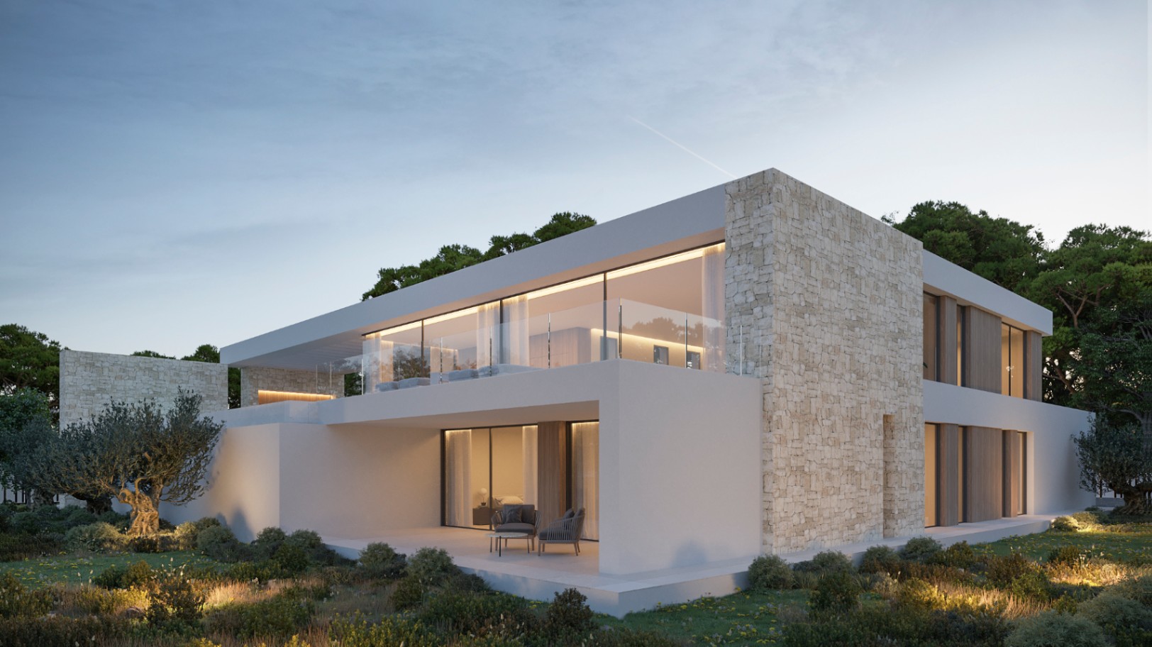 Villa moderne à Moraira avec vue sur la mer