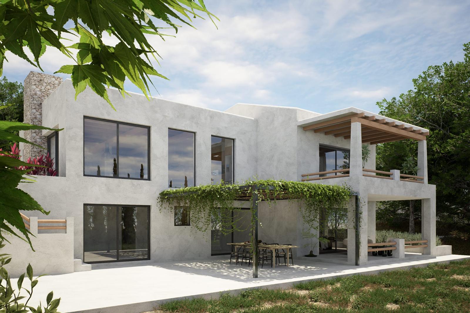 Timeless Ibizan-style architecture – a designer villa with soul, light, and infinite views in Dénia.