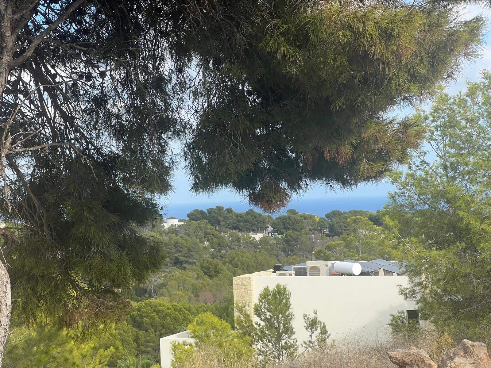 Exklusiv tomt med havsutsikt i Racó de Galeno mellan Benissa och Calpe