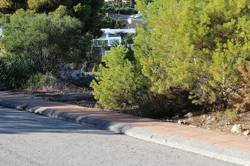 Exklusiv tomt med havsutsikt i Racó de Galeno mellan Benissa och Calpe