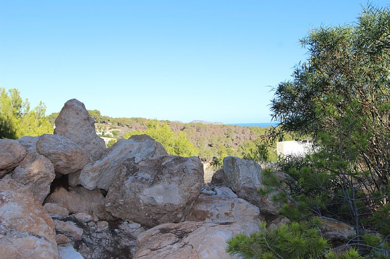 Exklusiv tomt med havsutsikt i Racó de Galeno mellan Benissa och Calpe