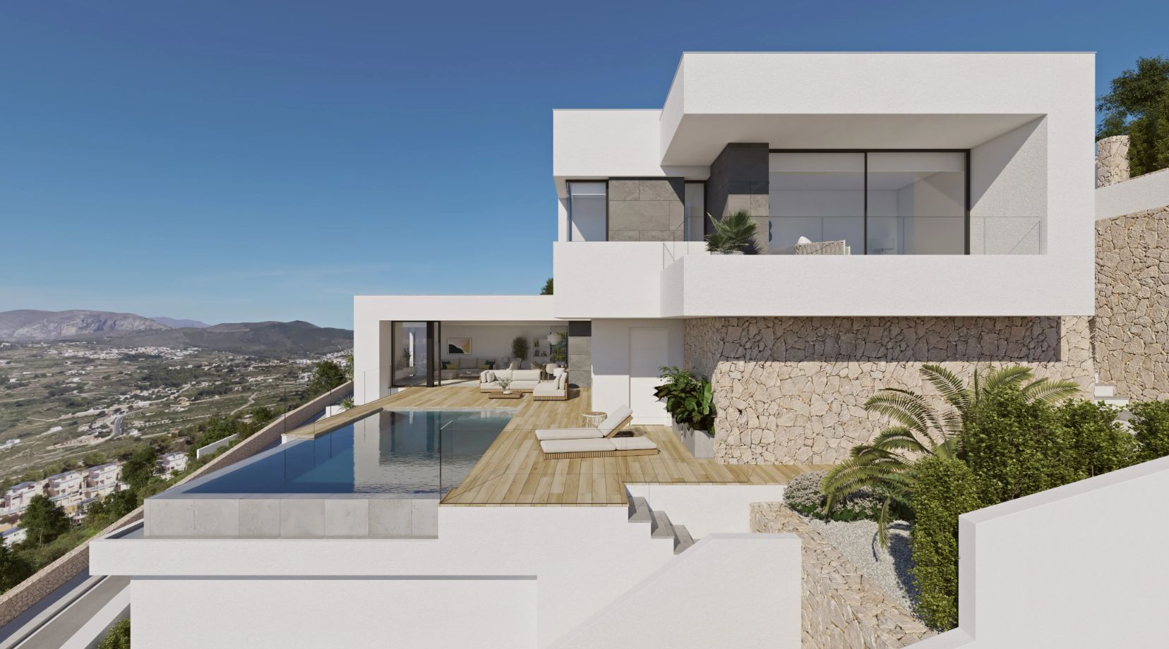 Villa de Luxe à Cumbre del Sol avec 3 chambres