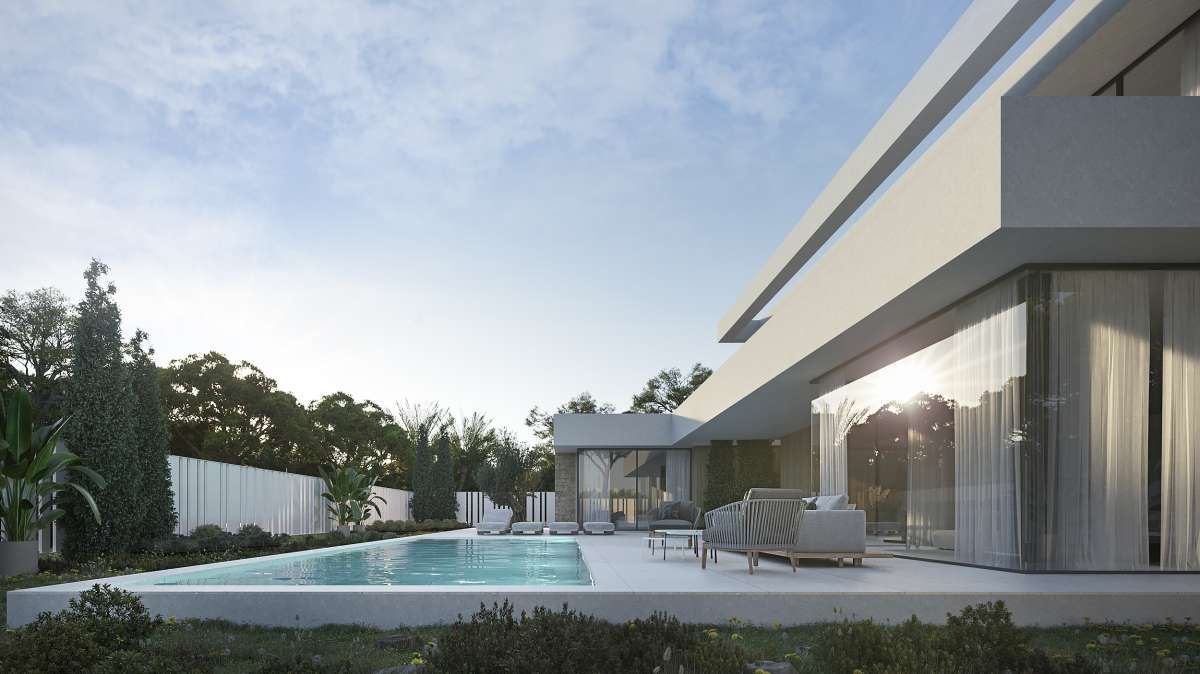 Prosjekt av moderne villa i Moraira