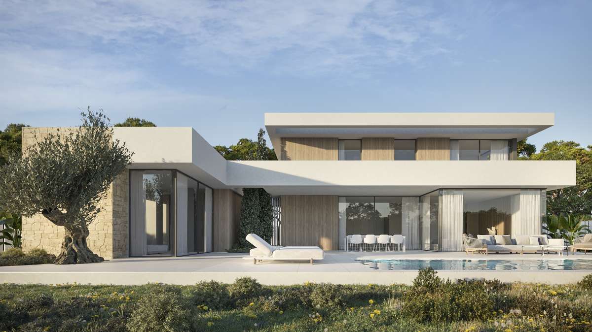 Prosjekt av moderne villa i Moraira