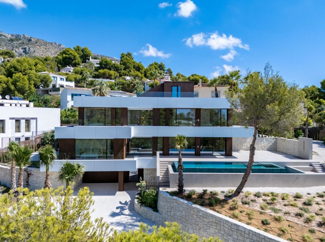 Spektakuläre Villa mit 4 Schlafzimmern in Altea, Alicante.