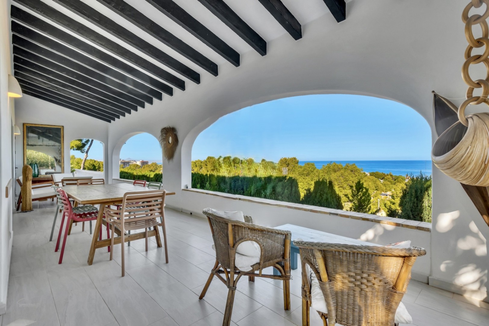 Villa exceptionnelle de 3 chambres avec piscine et vue sur la mer à Denia