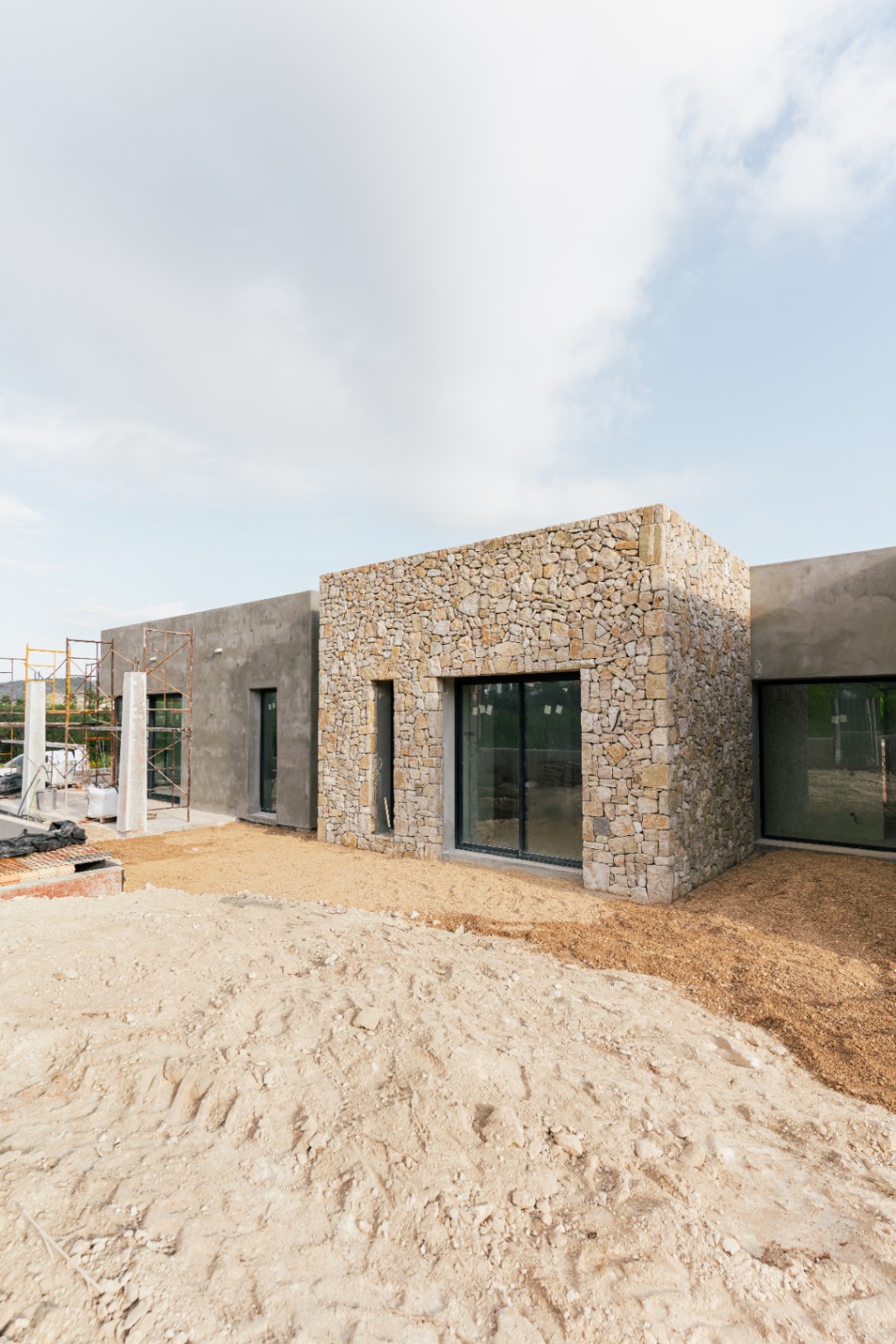 Villa méditerranéenne neuve avec vue sur le Montgó – En construction