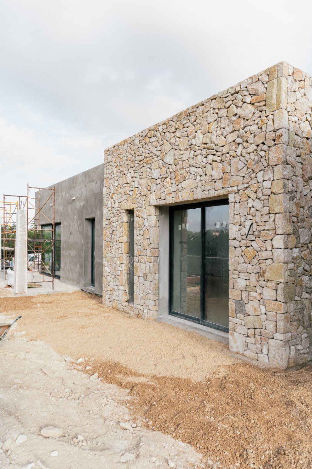 Villa méditerranéenne neuve avec vue sur le Montgó – En construction