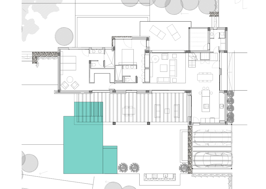 Villa au design contemporain avec une essence ibicenca à Jávea