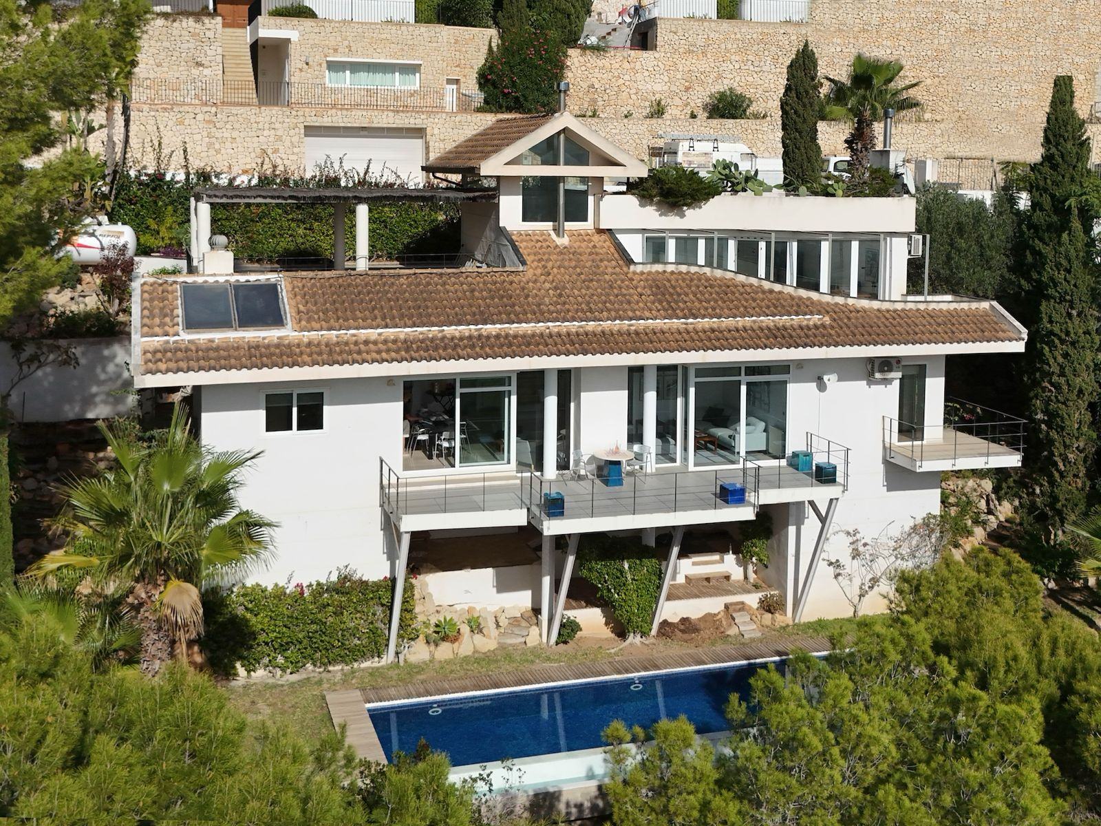 Villa moderne de 3 chambres avec vue sur mer à Javea