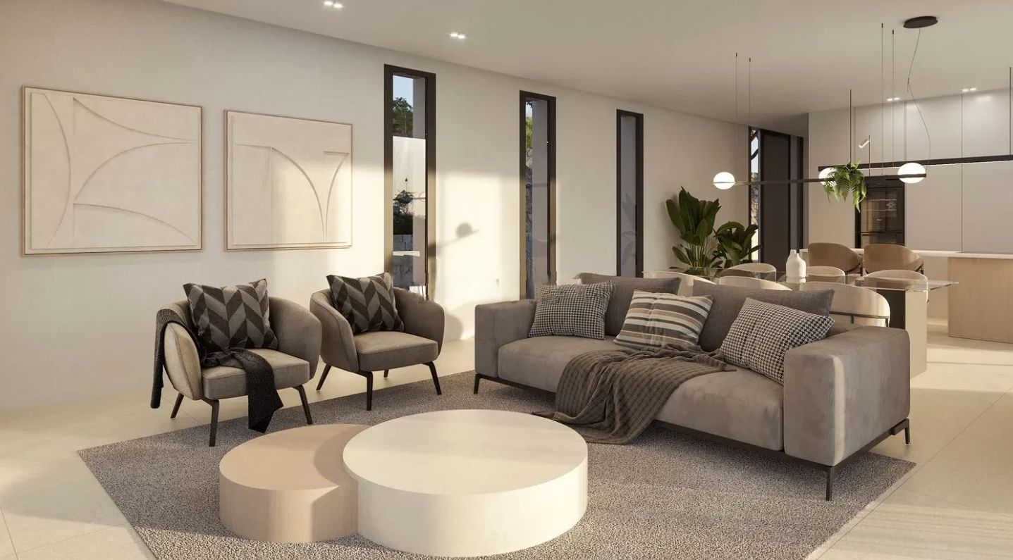 Villa neuve exclusive avec vue sur la mer et Dénia