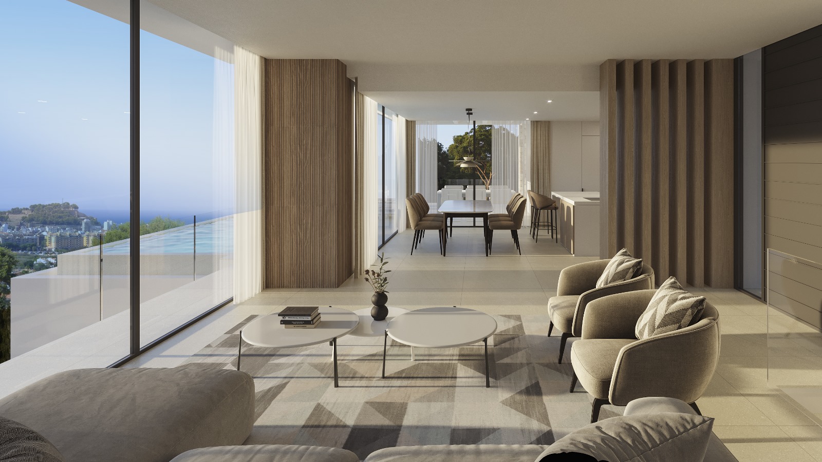 Villa neuve exclusive avec vue sur la mer et Dénia