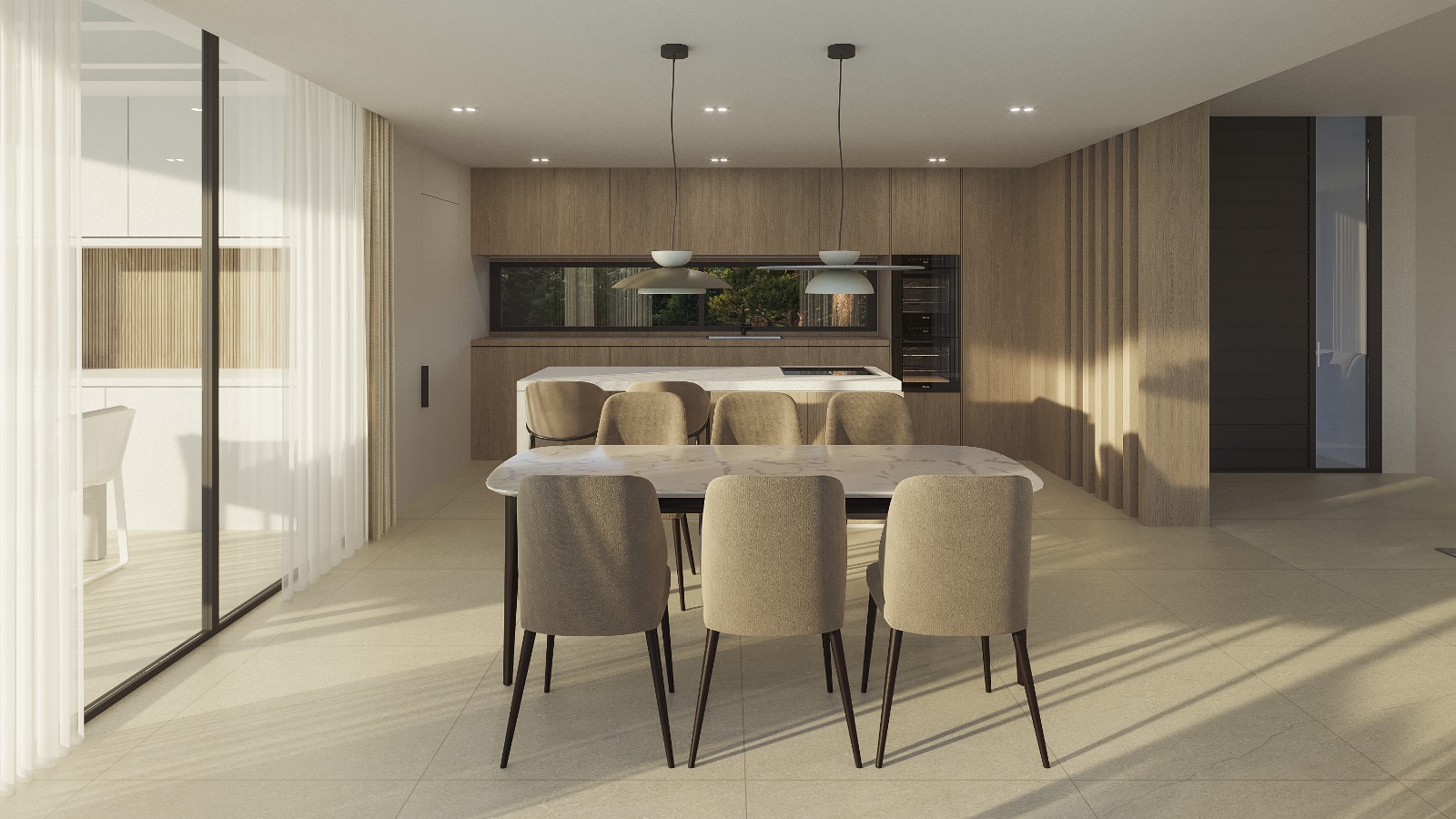 Villa neuve exclusive avec vue sur la mer et Dénia