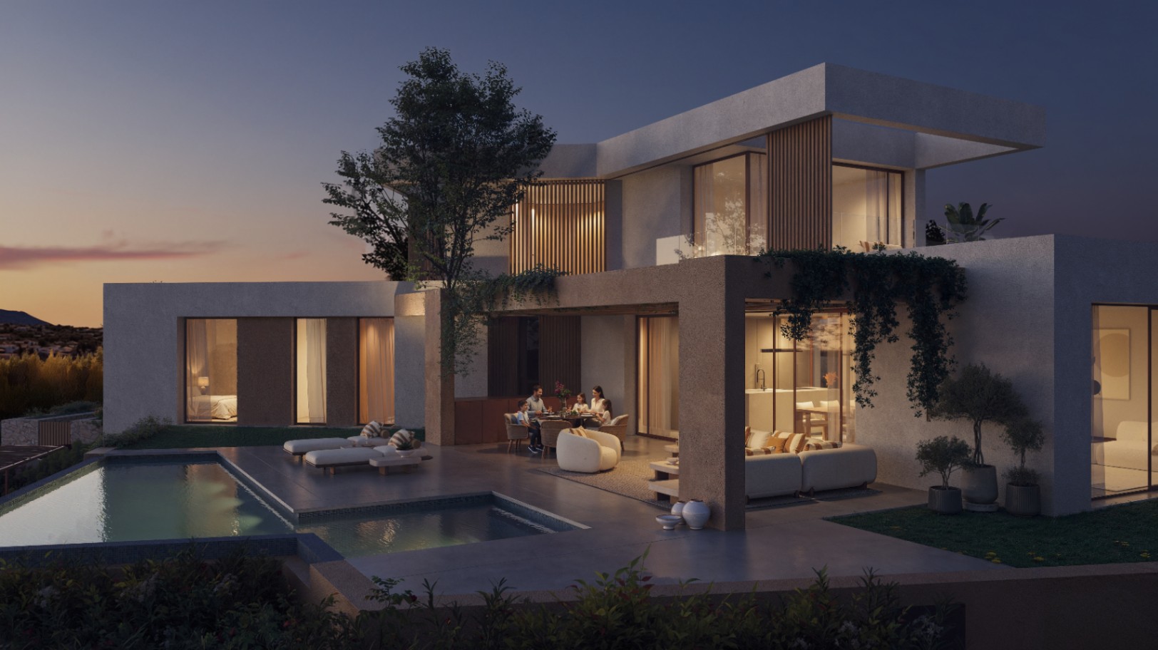 Modern nybyggd villa i Dénia – Montgó med privat pool, minimalistisk design och öppen utsikt