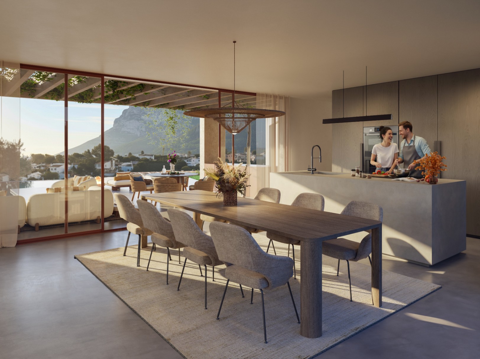 Modern nybyggd villa i Dénia – Montgó med privat pool, minimalistisk design och öppen utsikt