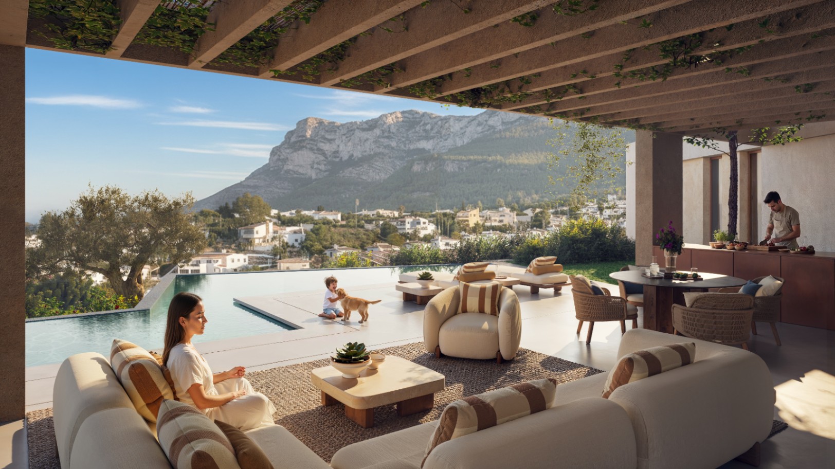 Modern nybyggd villa i Dénia – Montgó med privat pool, minimalistisk design och öppen utsikt