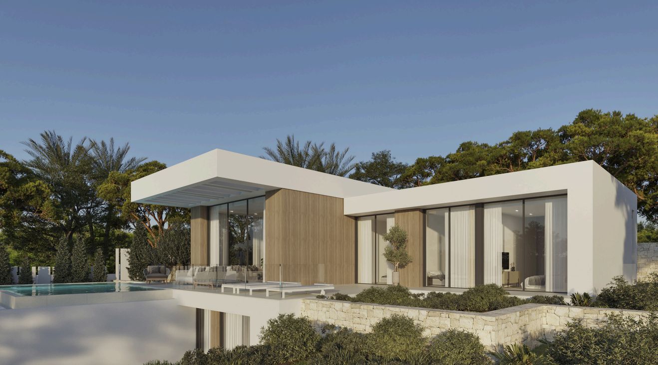 Villa de design contemporain avec vues dégagées et piscine à débordement sur le Montgó, Dénia