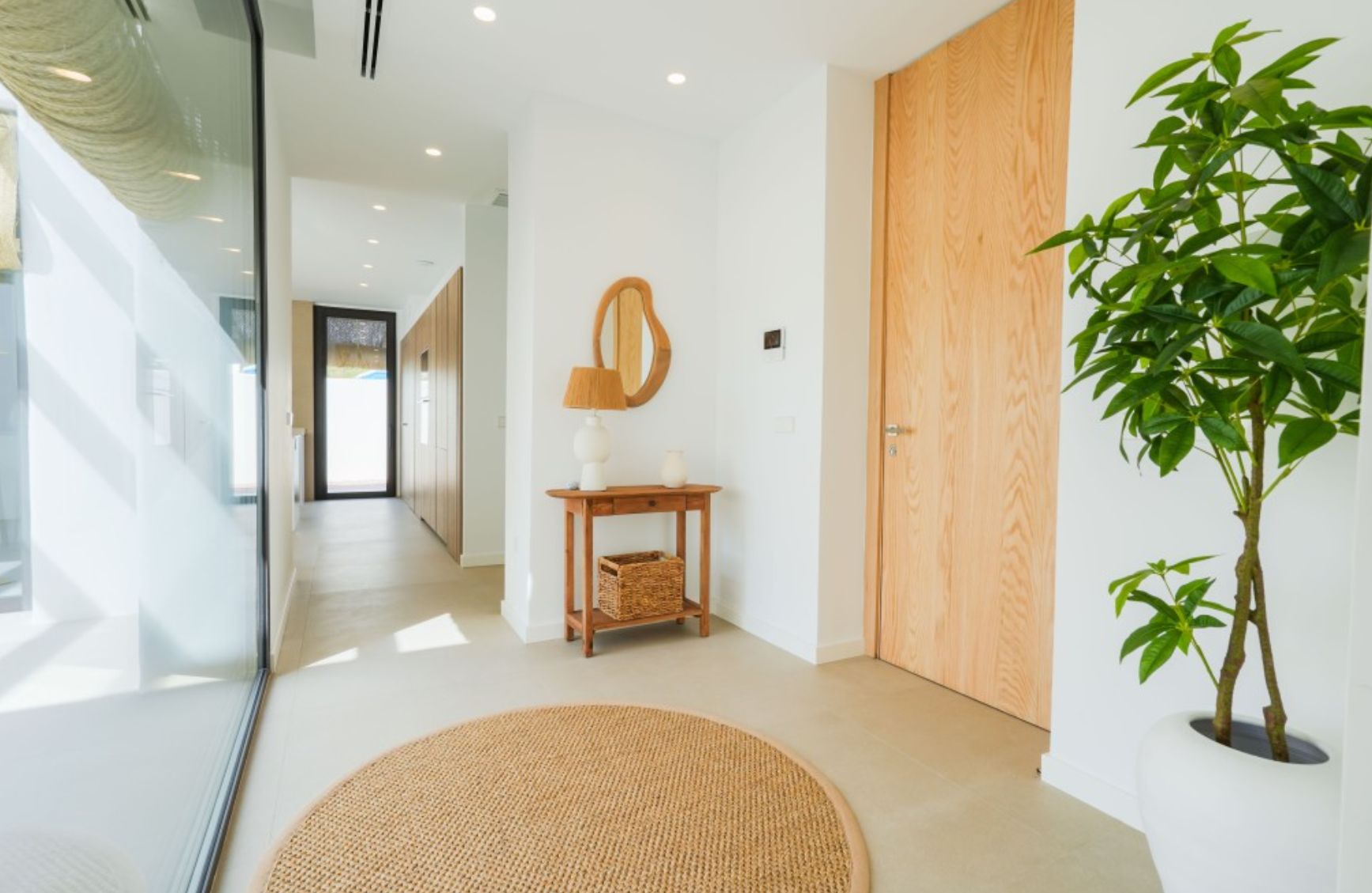 Villa ibicenca neuve avec vue sur la mer à Moraira