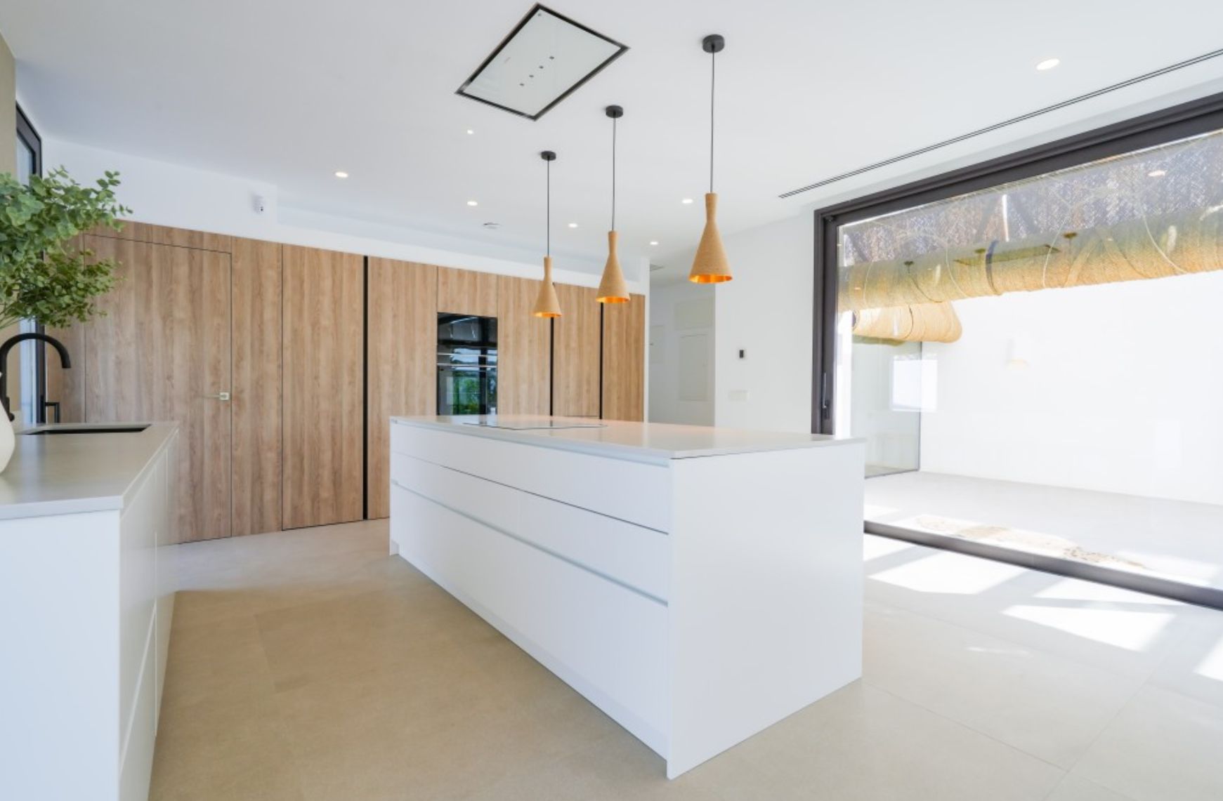 Villa ibicenca neuve avec vue sur la mer à Moraira