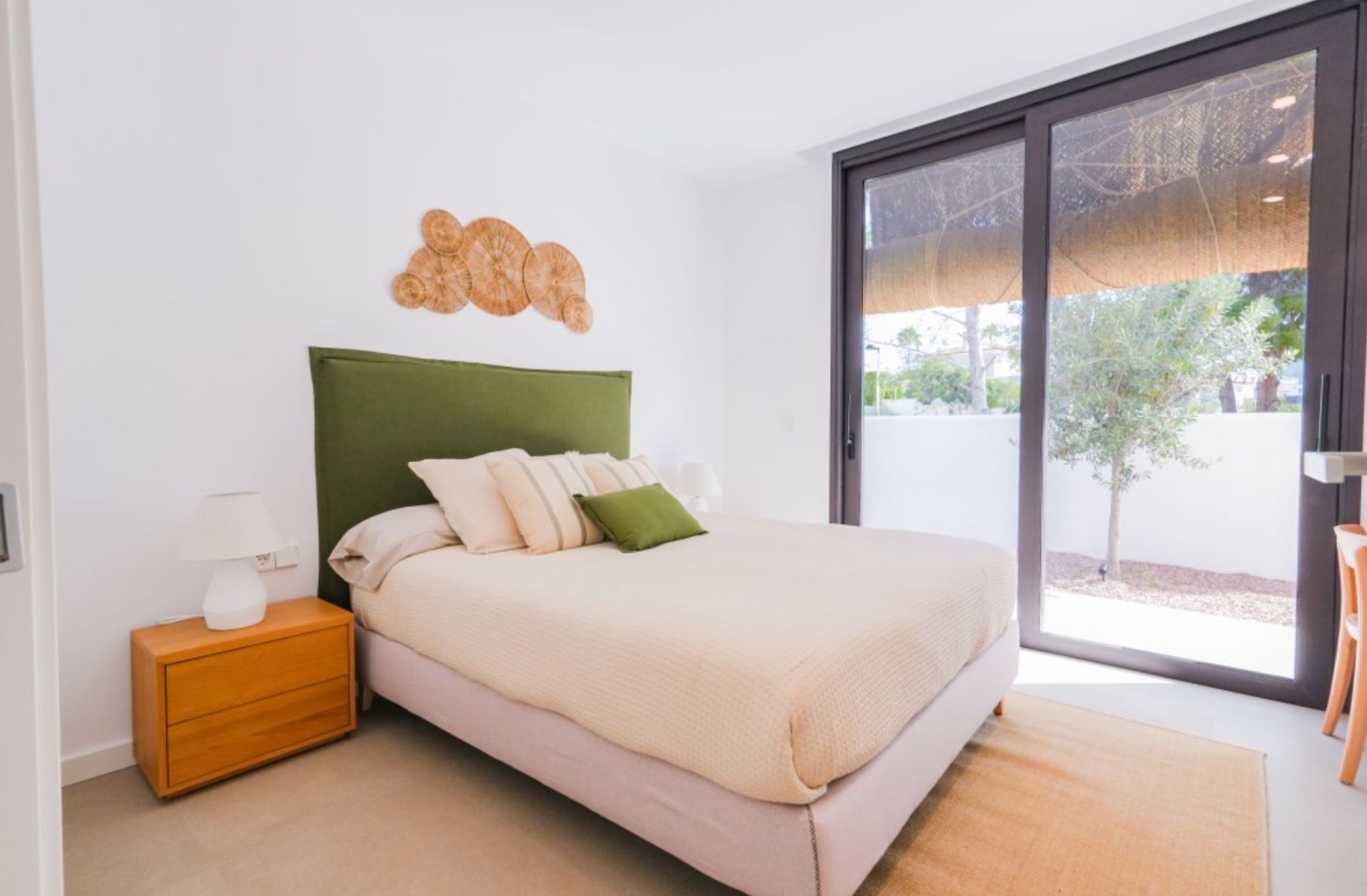 Villa ibicenca neuve avec vue sur la mer à Moraira