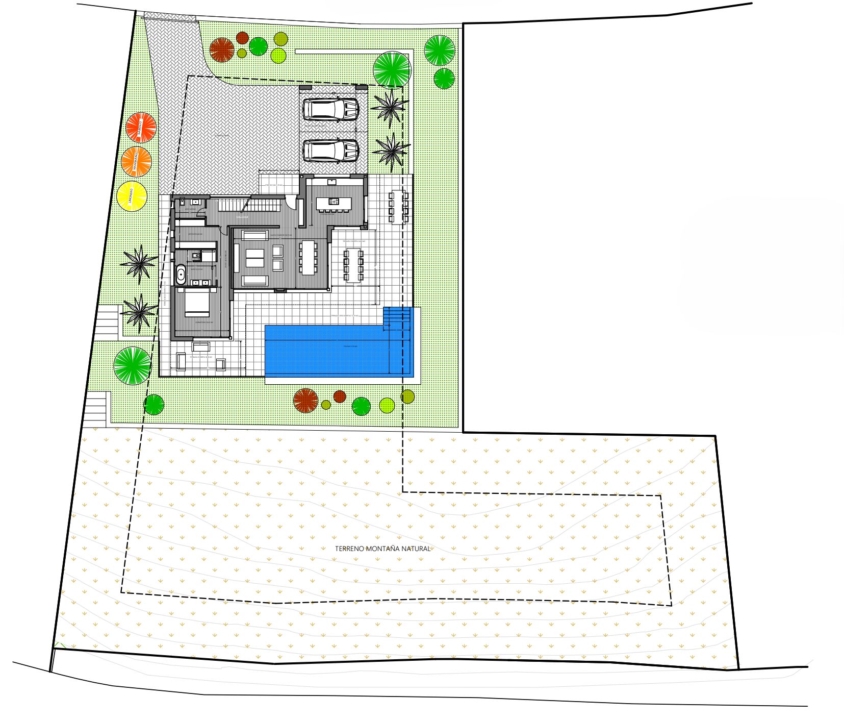 Moderne nybygg villa i Dénia med havutsikt og utsikt over Montgó