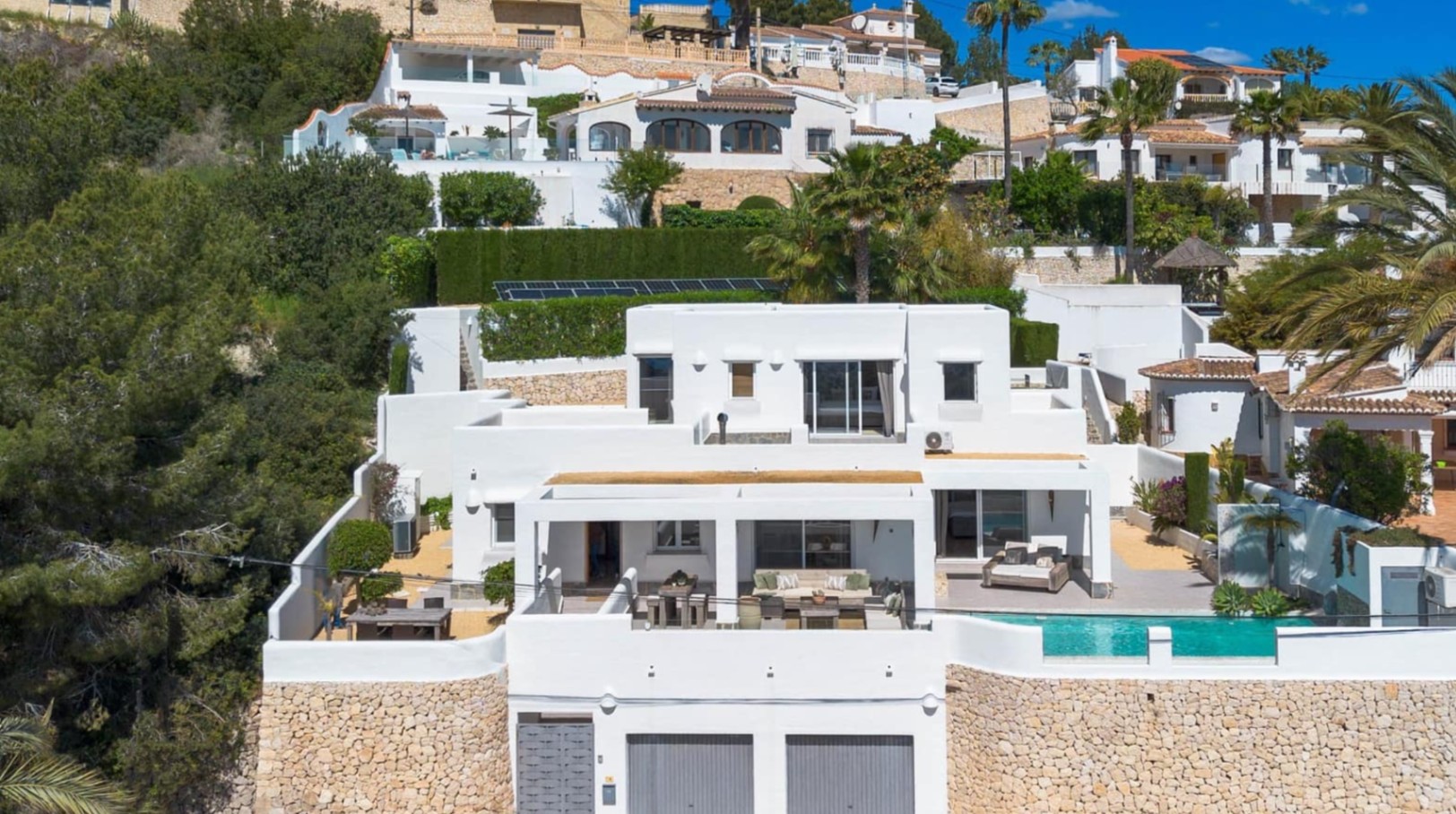 Willa luksusowa z panoramicznym widokiem na morze w jednej z najbardziej ekskluzywnych okolic Moraira.