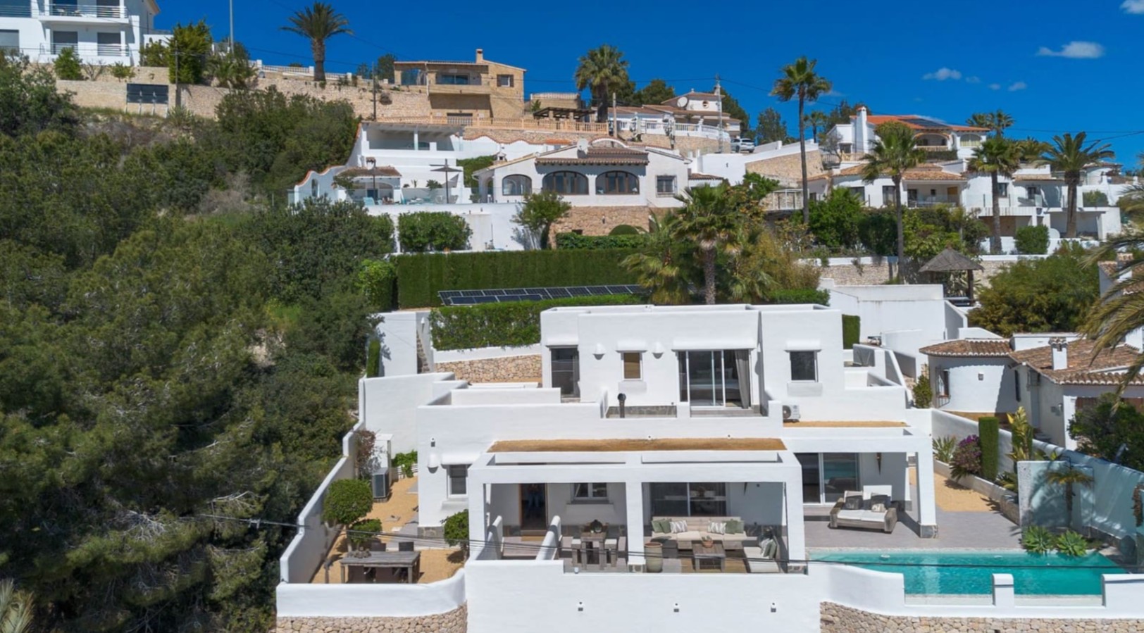 Willa luksusowa z panoramicznym widokiem na morze w jednej z najbardziej ekskluzywnych okolic Moraira.