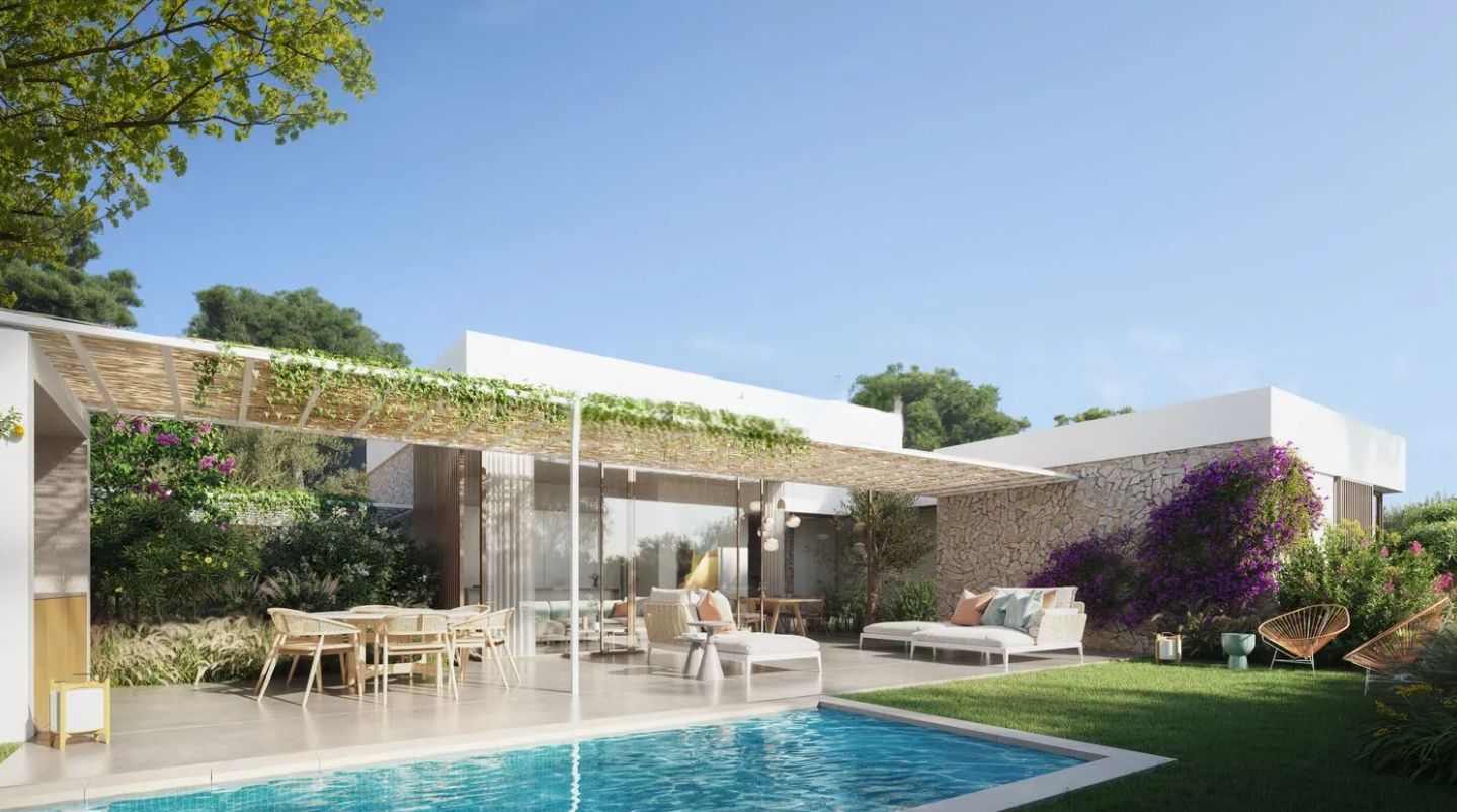 Villa moderne de plain-pied avec piscine privée