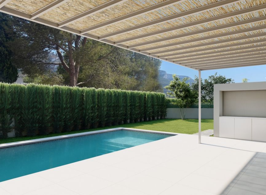 Villa moderne de plain-pied avec piscine privée