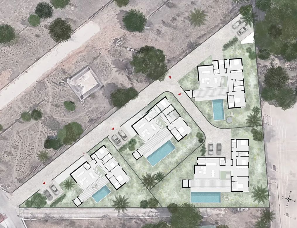 Villa moderne de plain-pied avec piscine privée