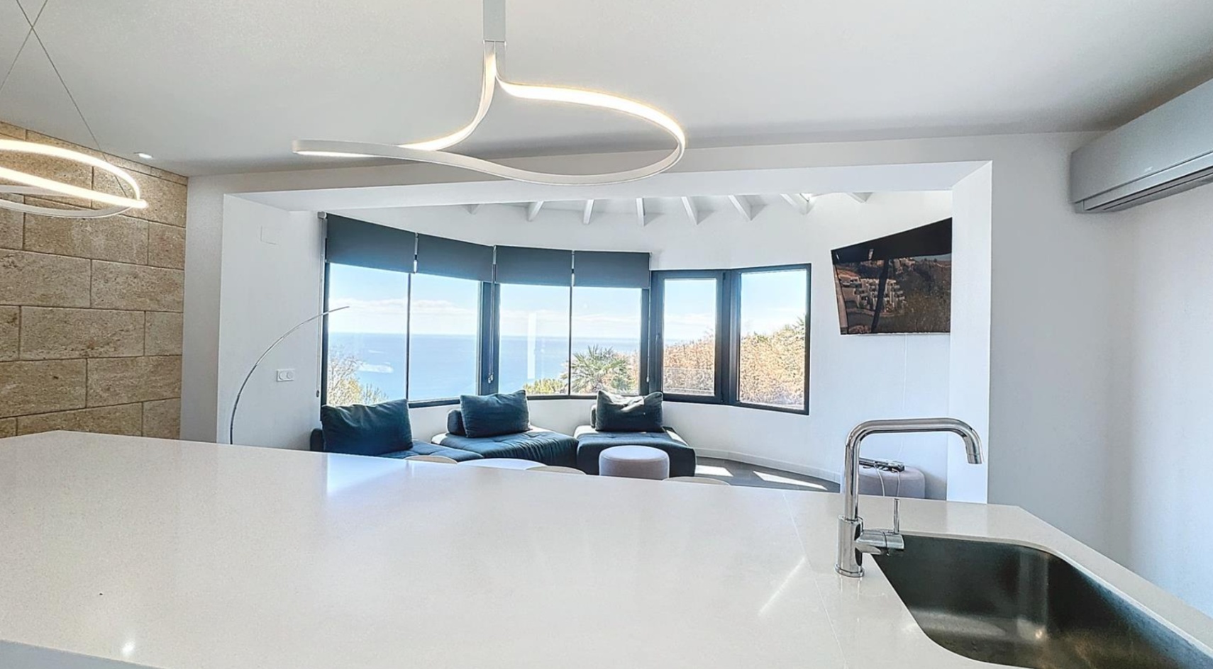 Villa med havutsikt i Moraira-området