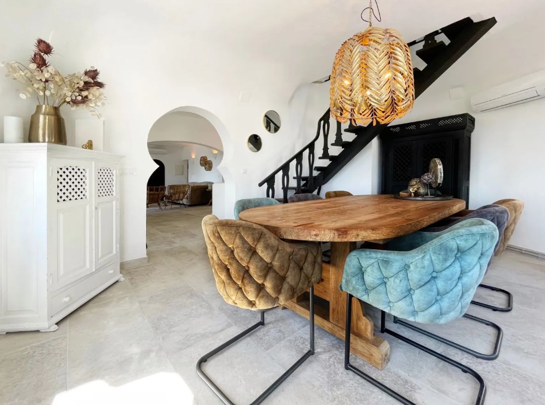 Villa avec vue panoramique sur la mer à Benimeit.