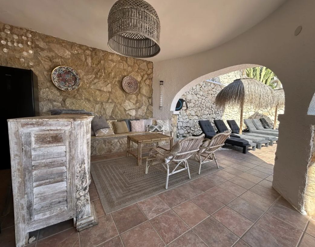 Villa avec vue panoramique sur la mer à Benimeit.