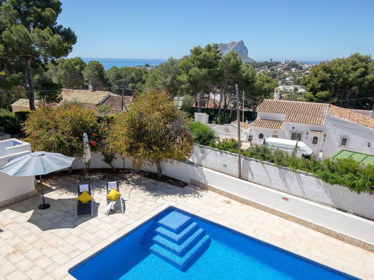 villa moderne avec vue sur la mer à La Fustera, Benissa Costa