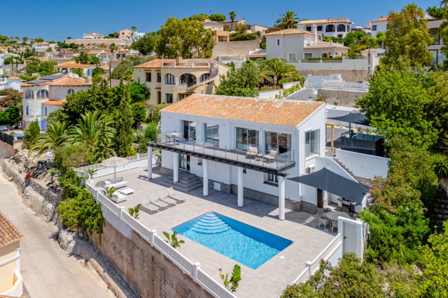 VILLA MODERNE AVEC VUE SUR LA MER À CALPE