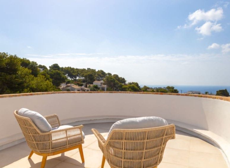 Lyxvilla med havsutsikt i Granadella, Jávea